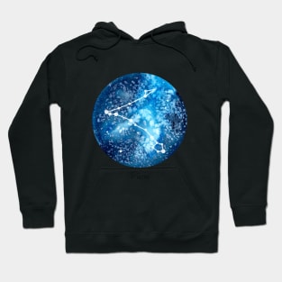 Pisces Constellation | Star Sign | Watercolor Hoodie